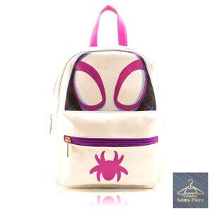 Marvel Ghost-Spider Mini Backpack 10" PU Leather Adjustable Straps